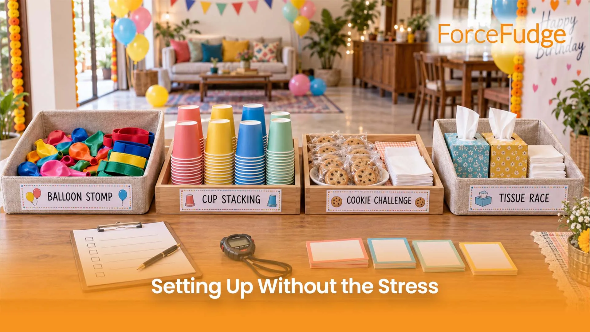 Setting Up Without the Stress