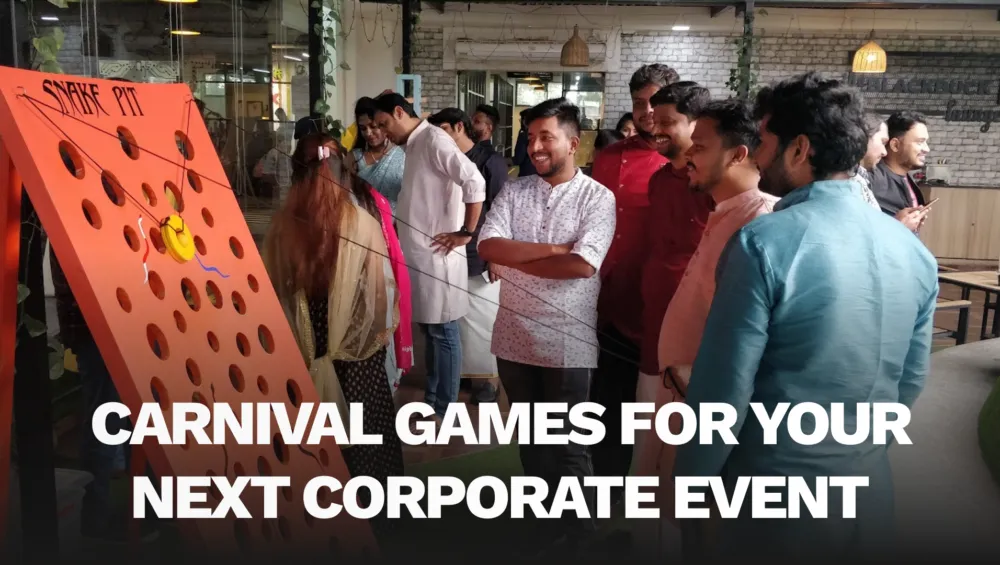 Carnival games for corporate event