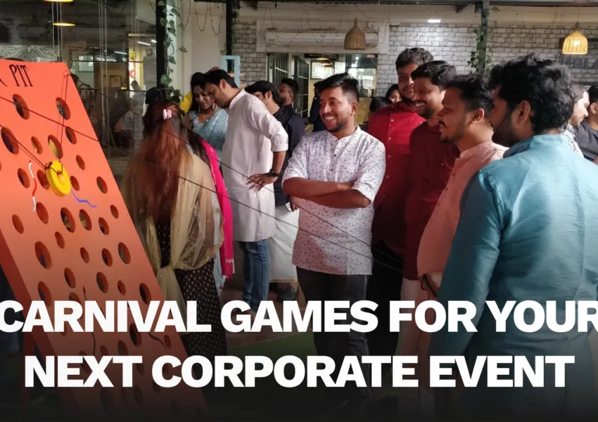 Carnival games for corporate event